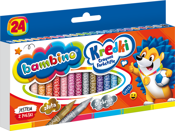 Kredki BAMBINO 24 kol