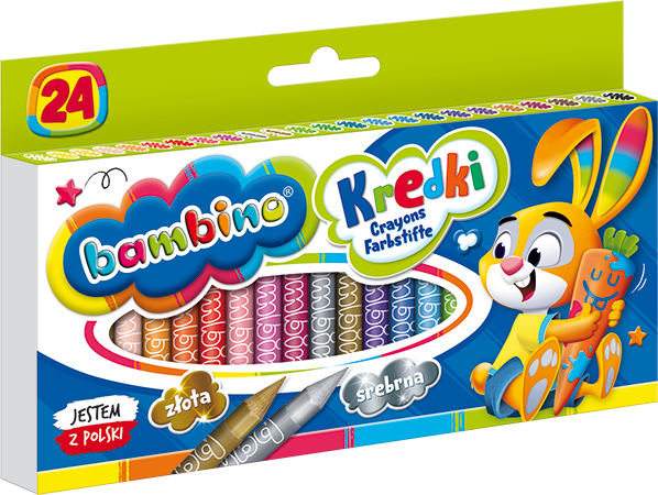 Kredki BAMBINO 24 kol