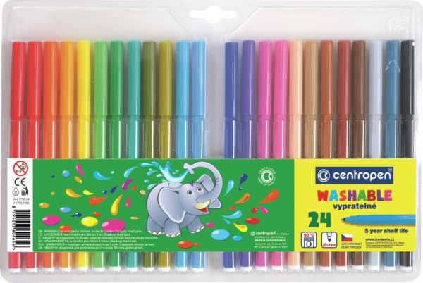Flamastry 24 kol. CENTROPEN