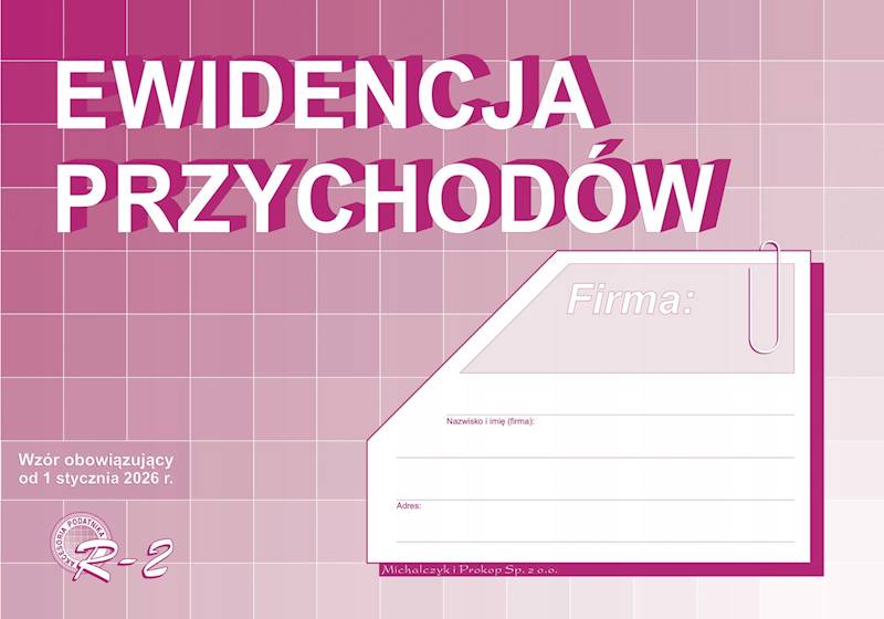 Ewidencja przychodów ryczałt A4  R2H