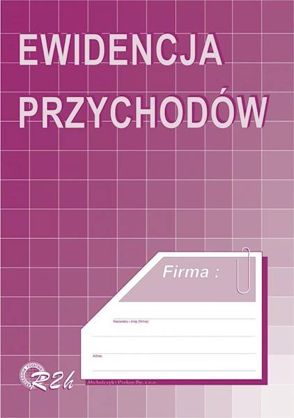 Ewidencja przychodów ryczałt A4  R2H