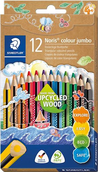Kredki 12 kolorów JUMBO STAEDTLER