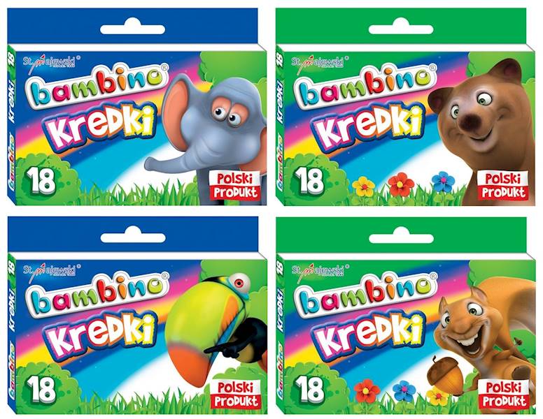 Kredki BAMBINO 18 kol