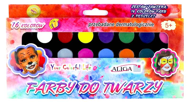 Farby do malowania twarzy