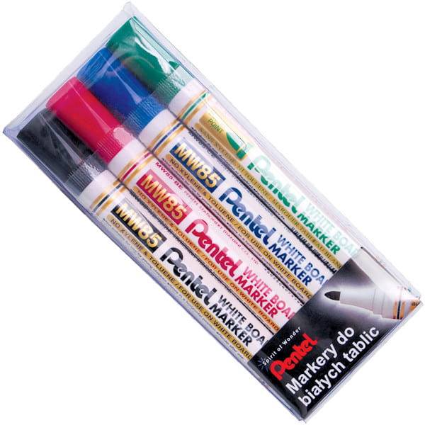 Marker PENTEL MW85 do tablic suchościeralnych etui