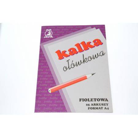 Kalka ołówkowa A4/25ark DELFIN
