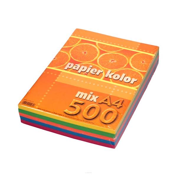 Papier ksero A4 mix/kolor 500ark KRESKA