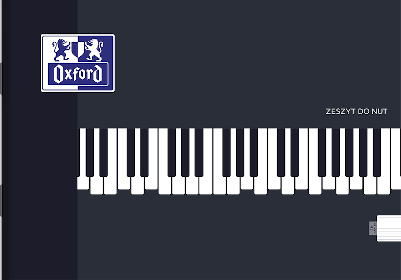Zeszyt do nut A5 16k OXFORD