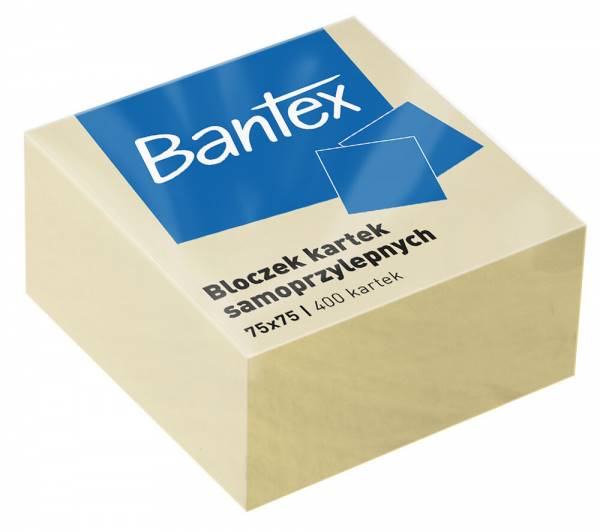 POST-IT 75x75 400k. żółty BANTEX