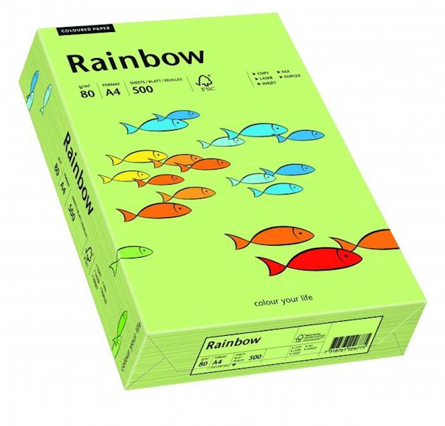 Papier RAINBOW A4/ 80g (74) j.ziel