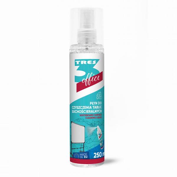 Płyn do tablic suchościeralnych 250ml TRES