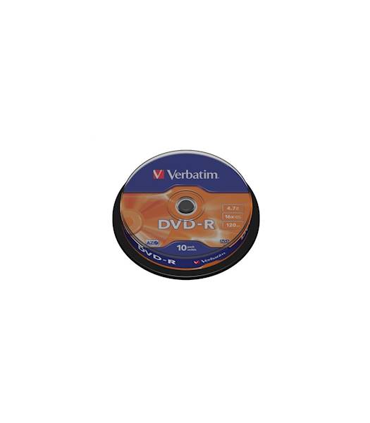Verbatim DVD-R 16x 4.7GB/120mn (10szt)