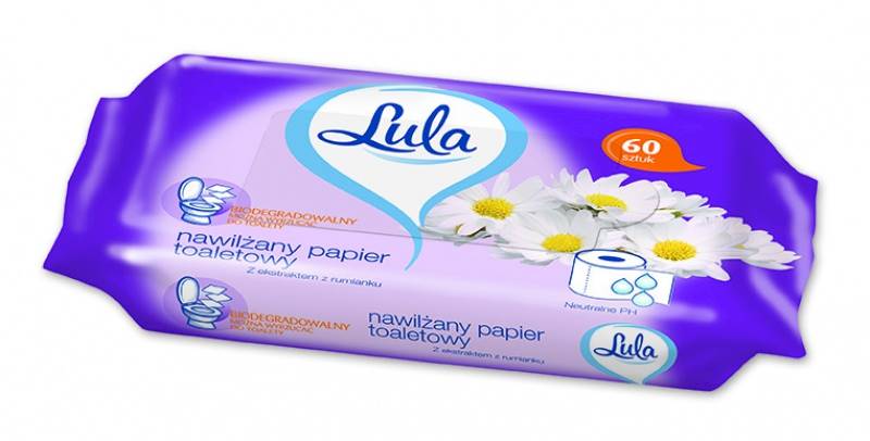 Papier toaletowy LULA nawilżany