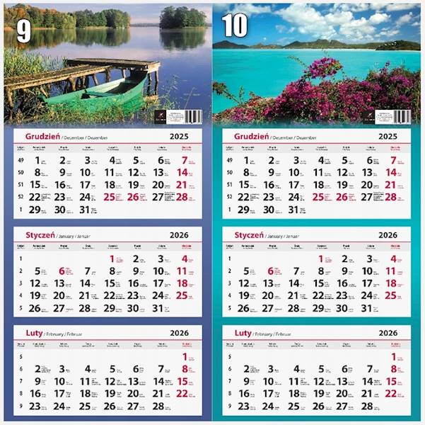 Kalendarz trójdzielny