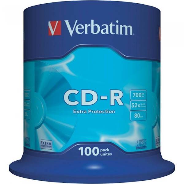 Verbatim CD-R 52x700MB/80min (100szt)