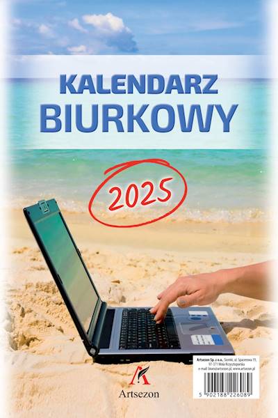 Kalendarz biurkowy pionowy