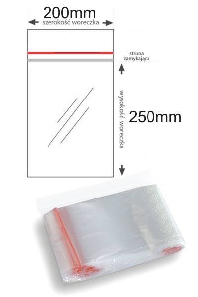 Torebka strunowa 200x250 