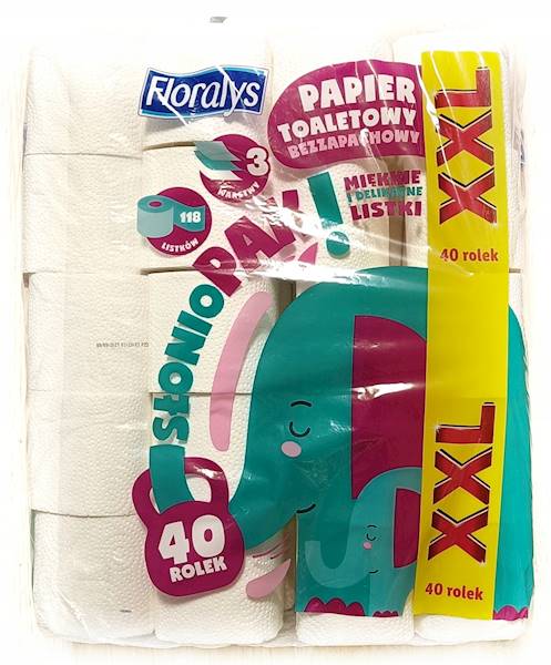 Papier toaletowy 40 rolek