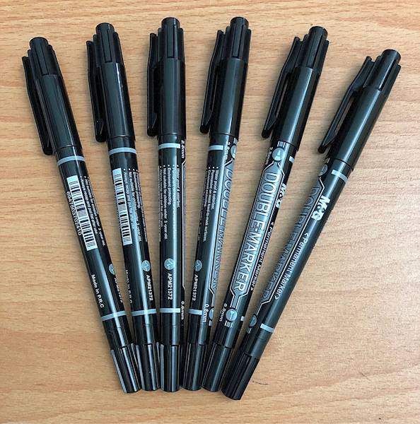 Marker permanent duo M&G czarny