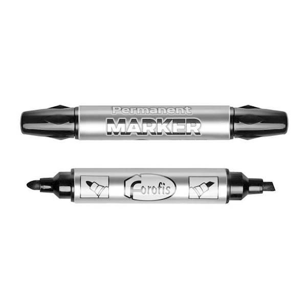 Marker FOROFIS permanent czarny dwustronny Ś/O