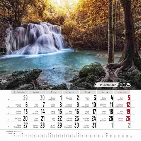 Kalendarz planszowy 33x33