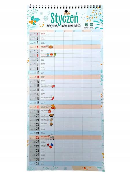 Kalendarz planszowy 