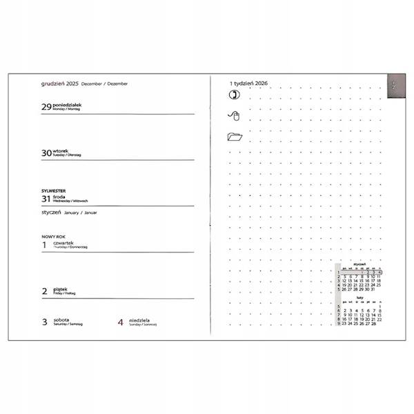 Kalendarz A6 