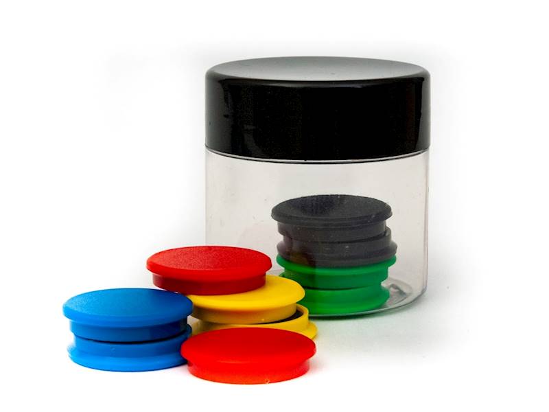 Magnesy 30mm 10szt. mix kol. TRES