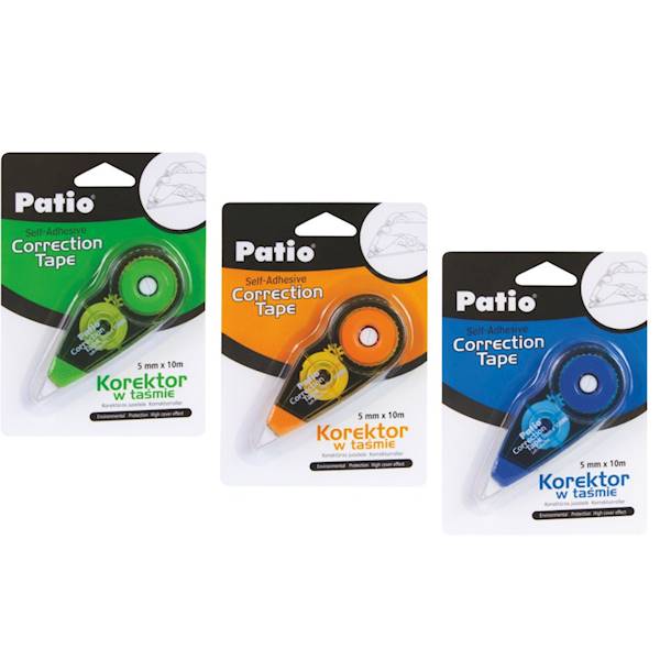 Korektor myszka PATIO 5mmx10m