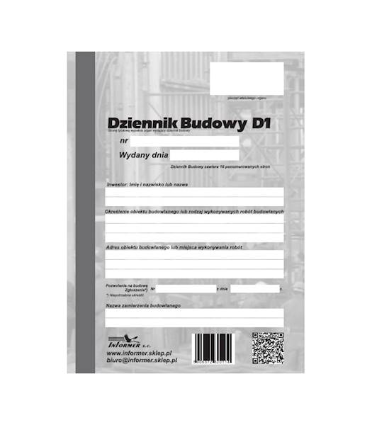 Dziennik budowy D1