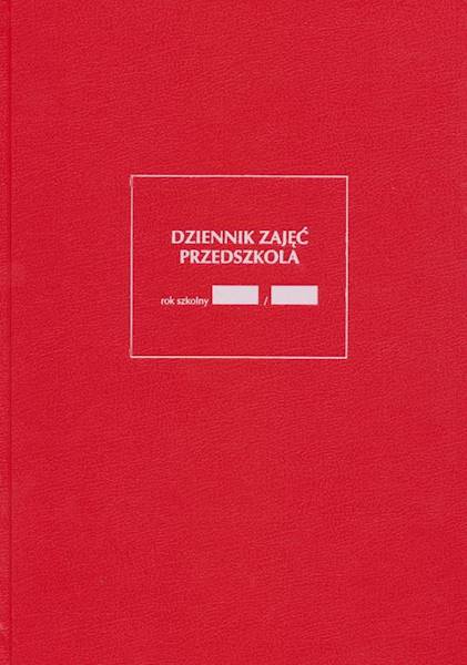 Dziennik zajęć przedszkola A4  I/1