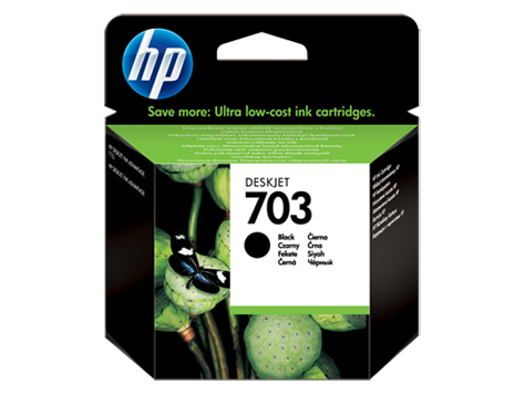 HP 703 Black 600str CD887