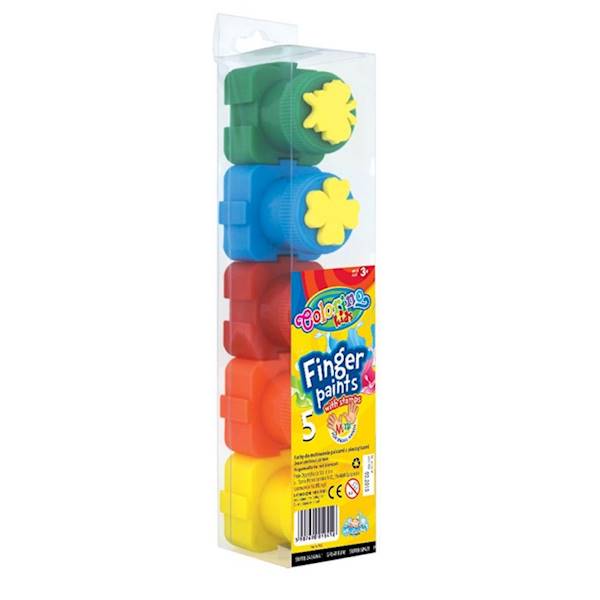 Farby do malowania palcami COLORINO  5 kol 
