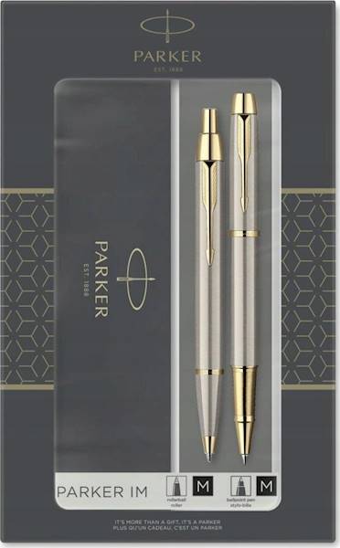 Komplet dług.+pióro kulk. IM Brush Metal GT PARKER