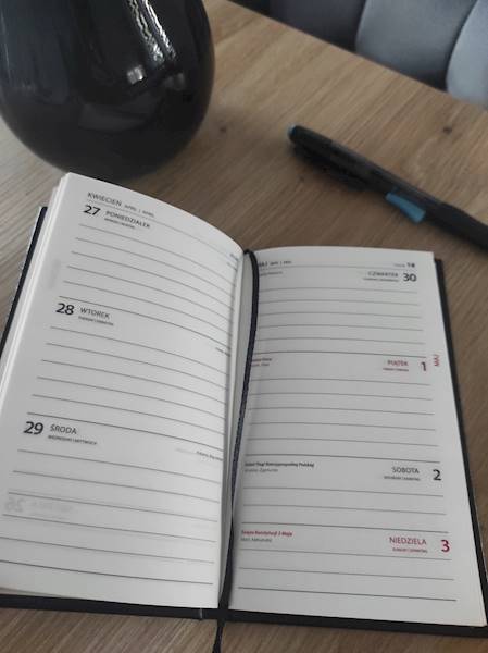 Kalendarz kieszonkowy