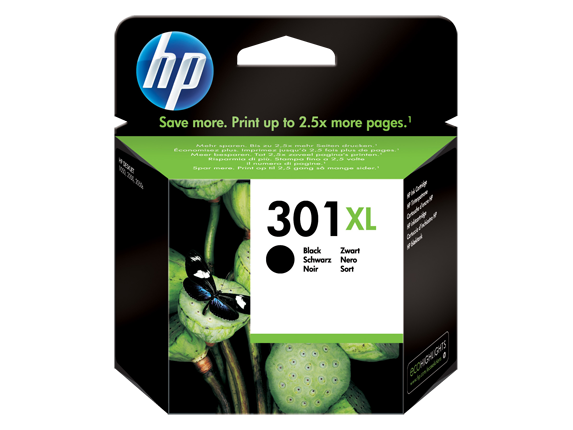 HP 301XL Black ~ 430str CH563EE