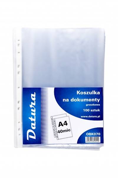 Koszulki A4/100szt DATURA