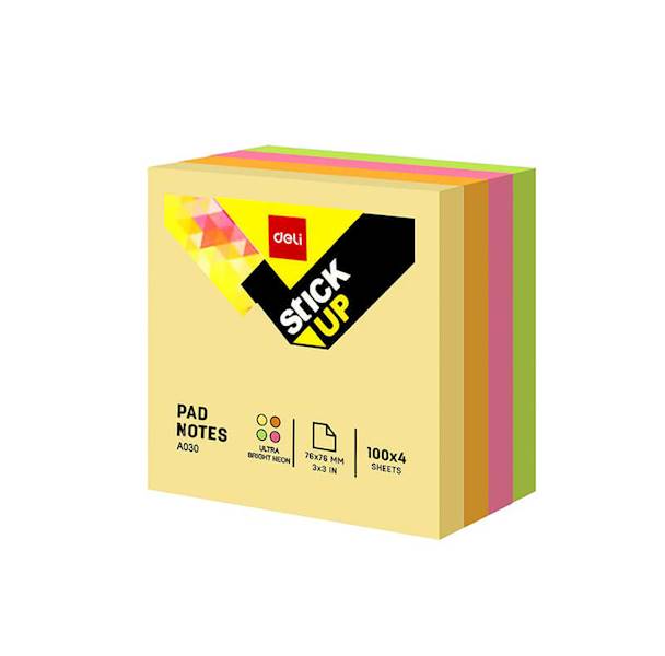 POST-IT 75x75mm 400k. NEON