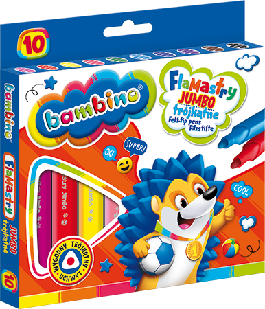 Flamastry 10 kol. BAMBINO JUMBO