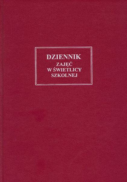 Dziennik zajęć w świetlicy szkolnej A4 MEN-I/37 