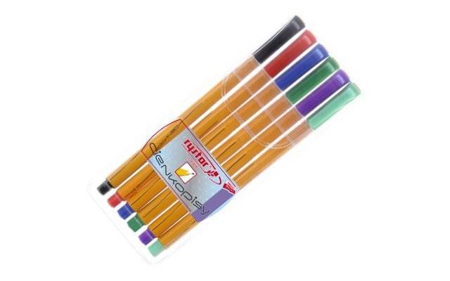Cienkopis RYSTOR  6szt etui