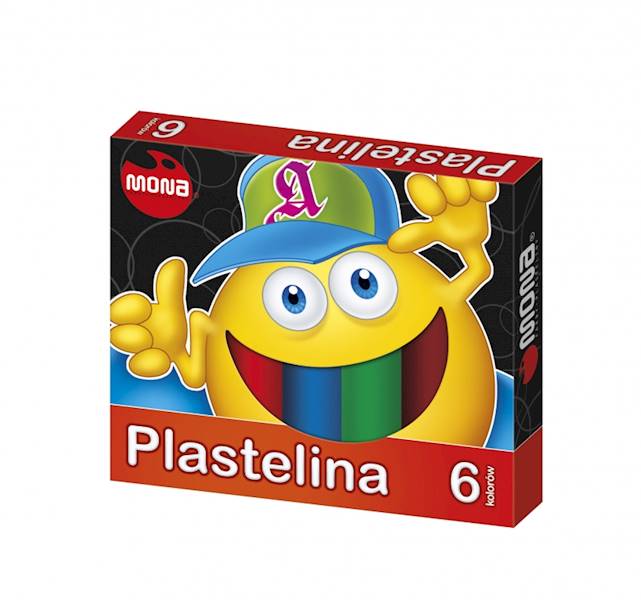 Plastelina 6 kol MONA