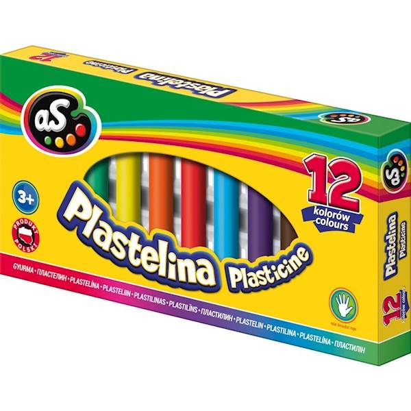 Plastelina 12 kol  AS