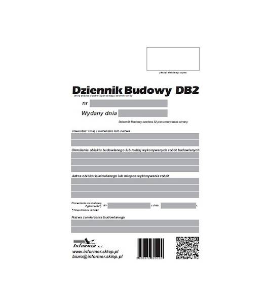 Dziennik budowy DB2