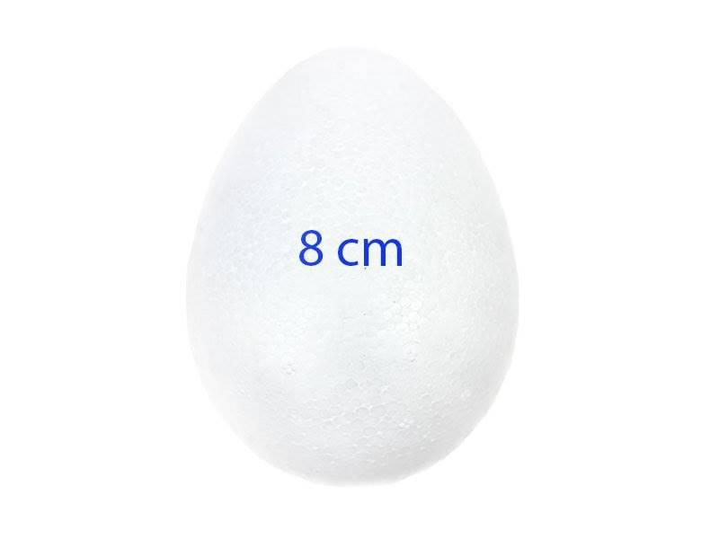 Ozdoby styropianowe Jaja  8cm