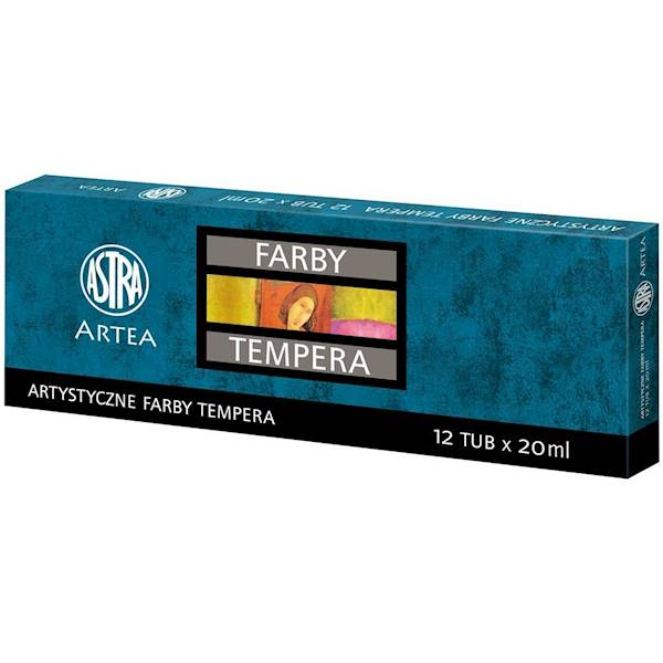 Farby TEMPERA  12kol 20ml ASTRA