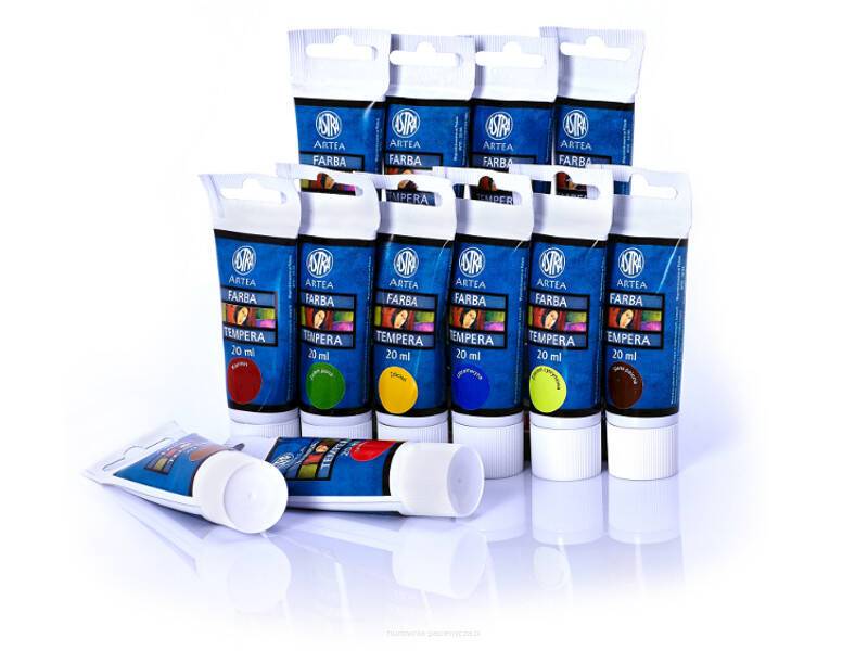 Farby TEMPERA  12kol 20ml ASTRA
