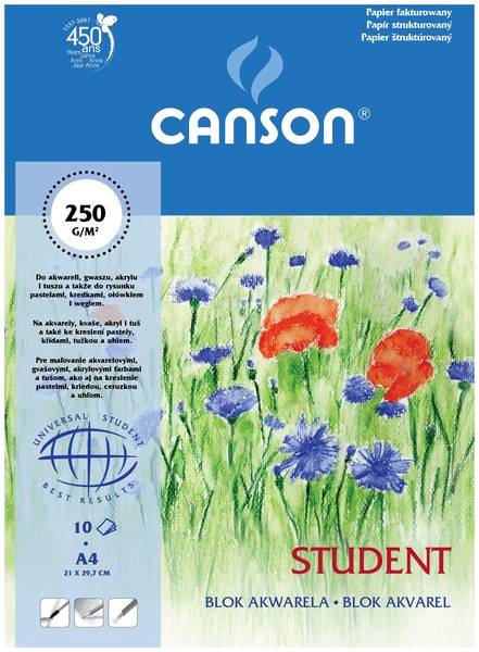Blok do akwareli A4 250g CANSON