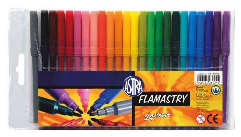 Flamastry 24 kol. ASTRA