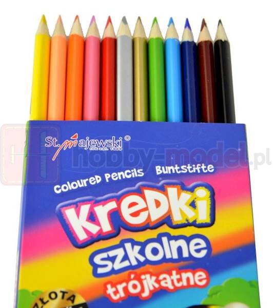 Kredki 12 kolorów JUMBO BAMBINO Trójkątne   
